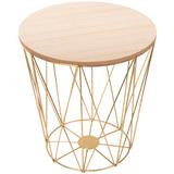 Druciany stolik kawowy Twins Gold Rozmiar M