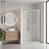 Shower door Rea Primo Slide 110 Chrome