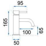 SLAVINA ZA UMIVAONIK Rea Lungo Grip Brush Gold Niska