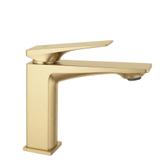 Bateria Umywalkowa PREMIUM REA Prime Złota Szczotkowana Niska