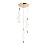 Lampe LED G009-3CPR WHITE/GOLD