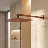 Quadratischer Duscharm REA JS-9022BRG 40cm Brush Copper