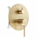 Podomietková sprchová súprava Rea Foss Clif Brush Gold + BOX