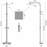 Thermostatic shower Set Rea  FENIX Milan