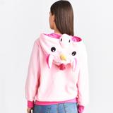 Bluza z kapturem Kigurumi Pegaz Pink M
