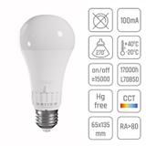 LED-Lampe 5 Lichtfarben GLS E27 230V 13W 5CCT