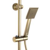 REA Bravo zelta matēts dušas komplekts