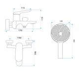 Vanová baterie REA Marco Black