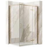 Shower enclosure Rea Bruno 120x90 Brush Gold