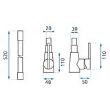 Kuhinjska pipa Rea ICON Black Gold