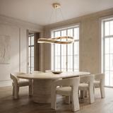 LAMPA SUFITOWA WISZĄCA SWE068-CP 80cm ZŁOTA