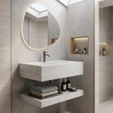 Lavabo suspendu avec étagère Rea Apollo Muralto Roma 70
