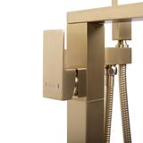 Szabadon álló padló csaptelep Rea TERY Gold Brush