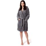Bathrobe Dressing-gown DIAMOND Grey S/M