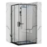 Cabina doccia Rea Punto Black 80x100