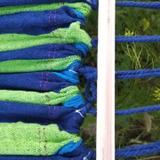 Hamak 1-osobowy z poprzeczką 80cm 480144B BLUE