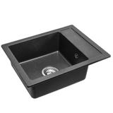 Fregadero granit Rino black moteado