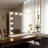 Lustro LED Hollywood Białe 80x60