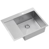 Stainless steel sink RUSSEL 116 BRUSH NICKEL