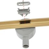 Трап для душа Rea Neo Slim Mirror Gold Pro 90