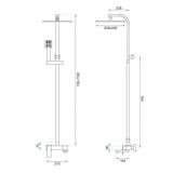 Σετ ντους με στόμιο Rea Navaro