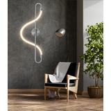 Lampe LED APP859-W Long Chrom