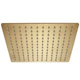 Kvadrātveida dušas galva JS-P015BG 30cm Brush Gold