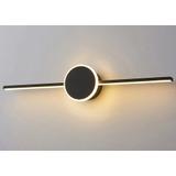 KINKIET ŁAZIENKOWY LED ROUND BLACK 40CM APP848-1W