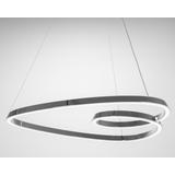 Deckenlampe Ring Led + Fernbedienung APP7798-cp Chrome