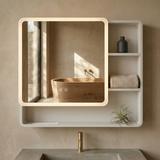 Veidrodinė spintelė su LED apšvietimu M1016-70 70x65