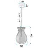 Pendelleuchte Deckenlampe LHJ107-1CP light rose gold