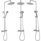 Σετ ντους REA VINCENT με Θερμοστάτη Βουρτσισμένο Νικέλιο INOX
