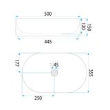 Rea Oktawia Kallisto galda virsmas izlietne