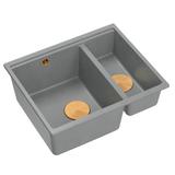 granīta izlietne Logan 150 Grey Metallic