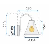 Deckenlampe FOREST APP933-1W WHITE