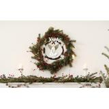 Dekoracja świąteczna okrągła 16 cm KL-21X15