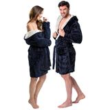 Bathrobe Jordan Navy-Grey M