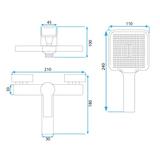 Koupelnová baterie REA ARGUS COPPER BRUSH