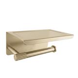 Držiak na toaletný papier s poličkou 6613 Modern Gold Brush