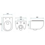 Misa WC podwieszana Rea Richard Tornado