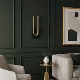 Wandlampe LED APP1782-W Brush Gold/Black