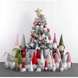 Skrzat świąteczny 50cm RED/GREY YX-019