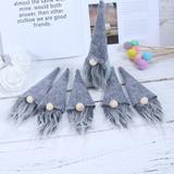 Pokrowce świąteczne na butelkę Mikołaj 6 szt KF323-6