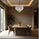 Hängelampe Cristal G055-CP 50cm CHROME