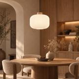 Lampa wisząca z białym kloszem APP1069-CP