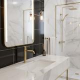 Bathroom faucet Rea Foster Brush Gold High