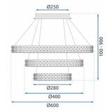 Lampe LED MS008-CP CHROME
