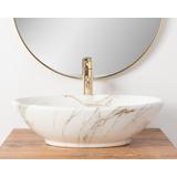 Nadgradni umivaonik Pamela Shiny Aiax Marmur