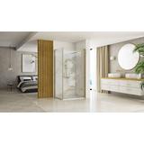 Cabina doccia REA Hugo 100x80 Gold Brush