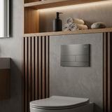 Concealed WC Frame Set Slim 024N with Titan Button